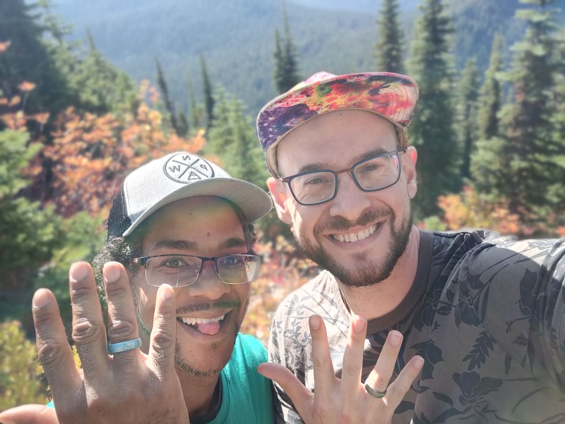 We got engaged